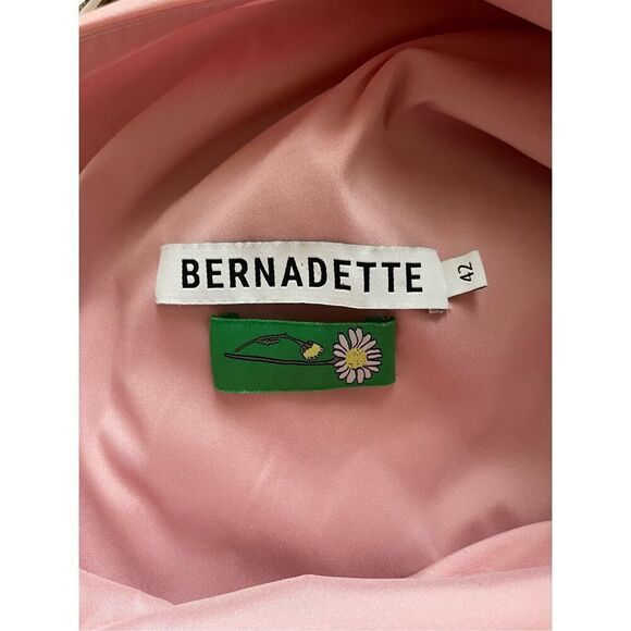 Bernadette Josselin Taffeta Bow Minidress light pink - Picture 5 of 8